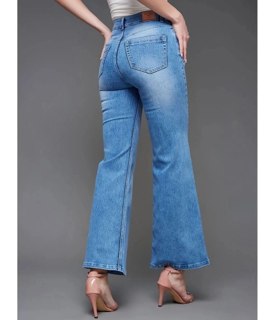 Miss Chase - Light Blue Denim Wide Leg Womens Jeans ( Pack of 1 ) - None