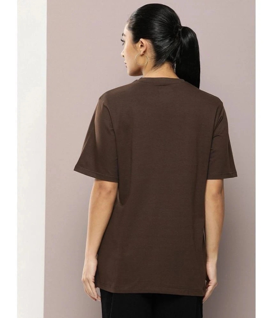 Dillinger Brown Cotton Womens T-Shirt ( Pack of 1 ) - None