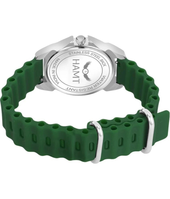 HAMT Green Silicon Analog Womens Watch