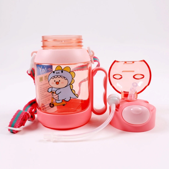 Jungle Jamboree Baby Sipper (525 ml)-Pink