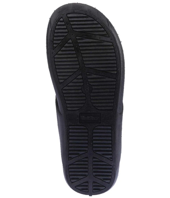 UniStar Substantial Black Slippers - 10