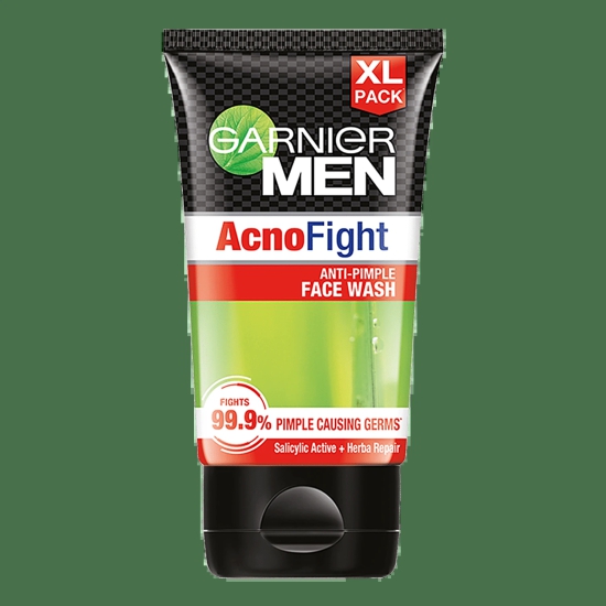 Garnier Men Acno Fight Anti-Pimple Facewash For Acne Prone Skin, 150 G