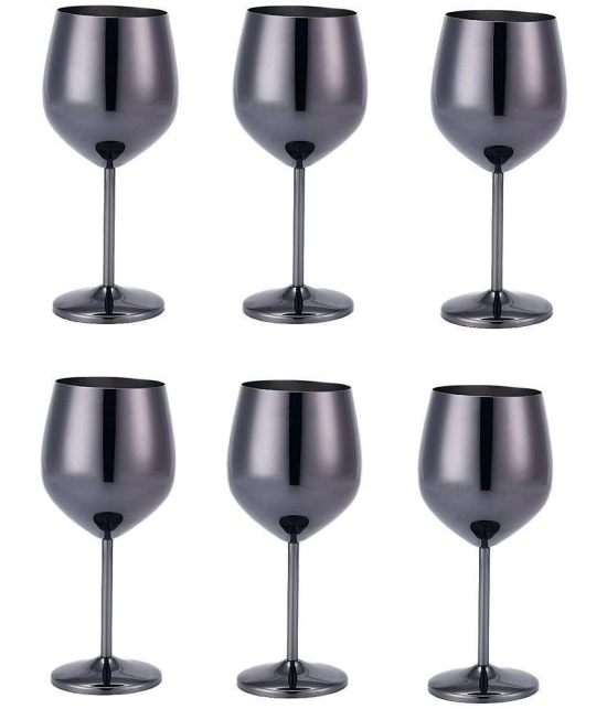 Dynore Stainless Steel 250 ml Wine Glasses