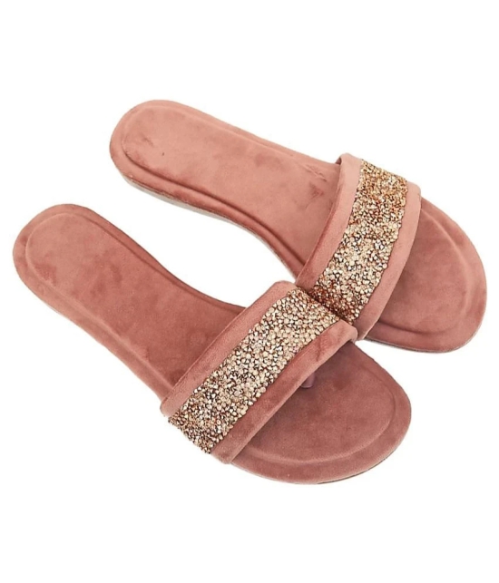 Apratim PeachPuff Flats - None