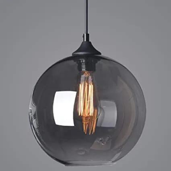 HDC Modern and Luxury Smoke Glass Pendant