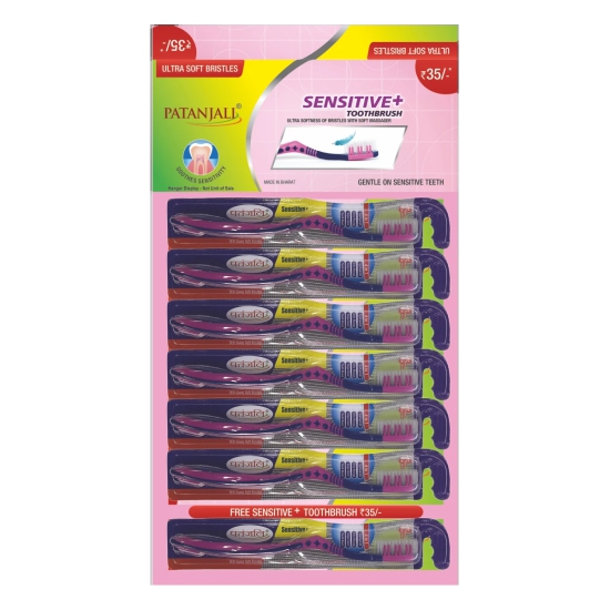 TOOTHBRUSH SENSITIVE PLUS 4x1-T(HANGER)