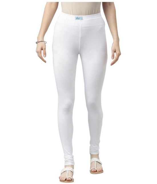 Jcss - White Lycra Women's Leggings ( Pack of 1 ) - L