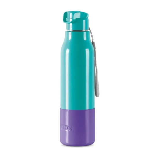 Milton Steel Sprint Insulated Inner Stainless Steel Water Bottle | Hot or Cold | 1 Pc Aqua Green