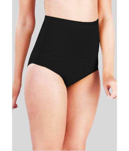 SELETA - Black Shapewear Cotton Women's Tummy Tucker ( Pack of 1 ) - None