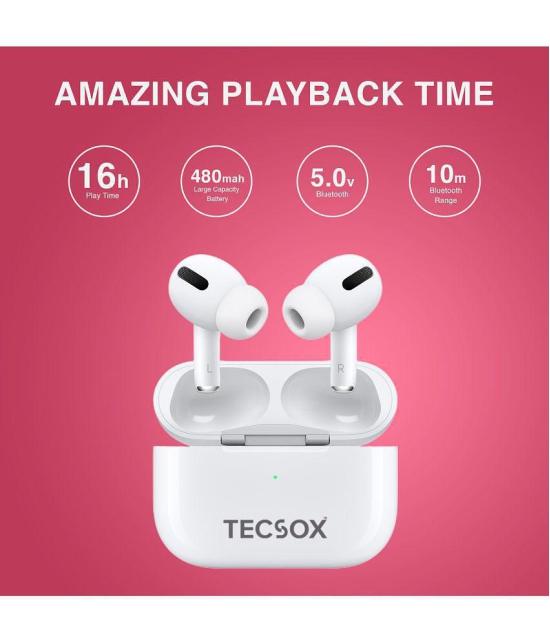 Tecsox TECPOD On Ear TWS White