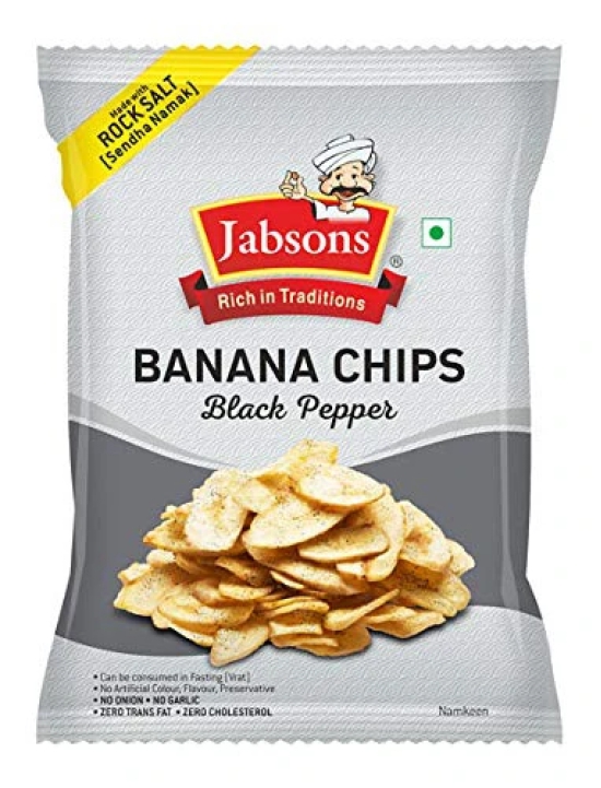 Jabsons Namkeen-Banana - Black Pepper 150g