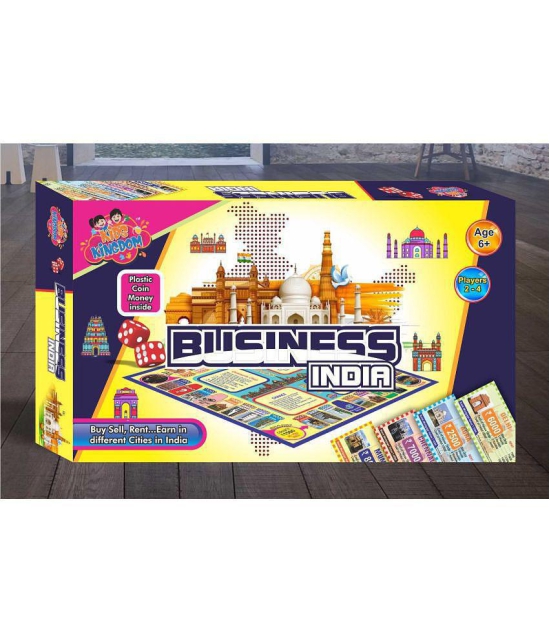 Business India Big Size trading monopoly game for kids and adults