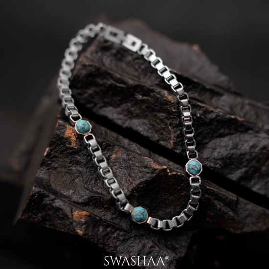 Serene Mens Bracelet-Silver