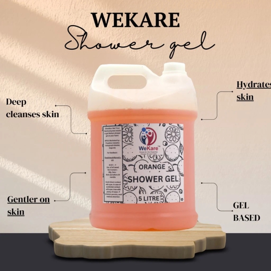 WeKare Orange Shower Gel, 5 LTR