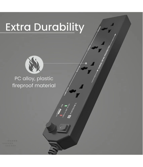 Portronics 4 socket Surge Protector