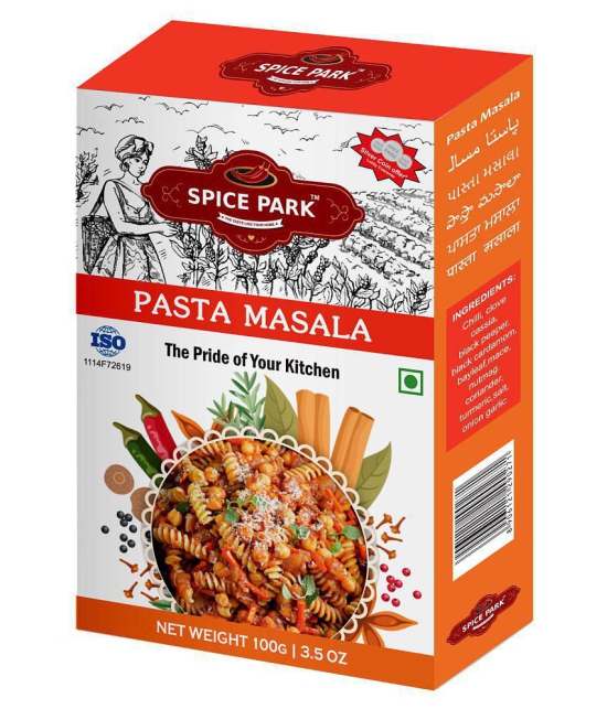 Spice Park PASTA MASALA + CHOLA MASALA + CHACH MASALA + WHITE PEPPER POWDER Powder 400 gm Pack of 4