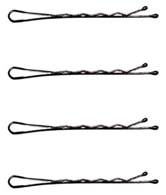 FOK Set Of 12 Black Hair Pins Clip In Hair Extension Multi Colour