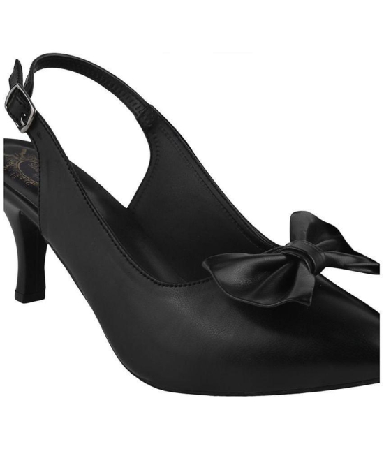 Shoetopia Black Women''s Sandal Heels - None