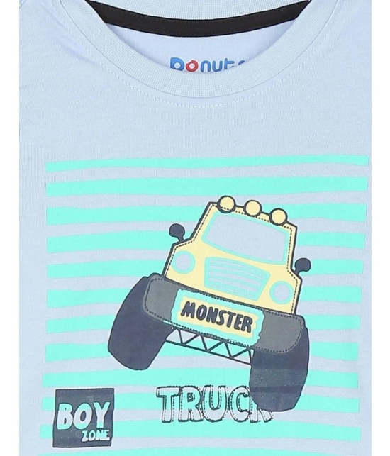 Donuts - Blue Baby Boy T-Shirt ( Pack of 1 ) - None