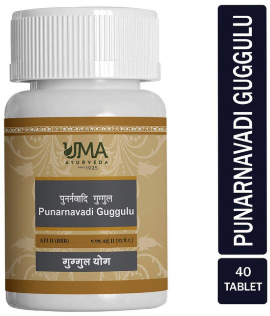 UMA AYURVEDA Punarnavadi_Guggul_40_Tab Tablet 1 kg Pack Of 2