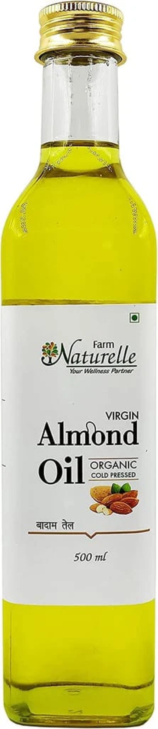 Farm Naturelle- Pure Almond Oil for Trusted Health Benefits of Entire Family.500ML