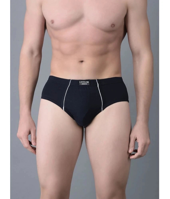 Pack of 3 Dollar Bigboss Assorted Solid Cotton Blend Men Brief - None