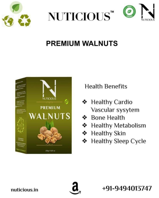 NUTICIOUS Premium Dryfruits Set of Combo Pack (Walnut 250gm+Anjeer 250 gm ,Salted Pista 250gm)Pack of 3 Nuts and Berries