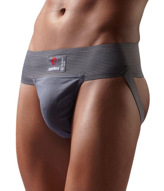 Omtex Grey Gym Supports Gym Accessories/ Gym Essentials - XS