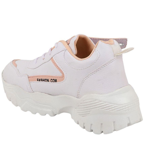 Shoetopia - Peach Women''s Sneakers - None