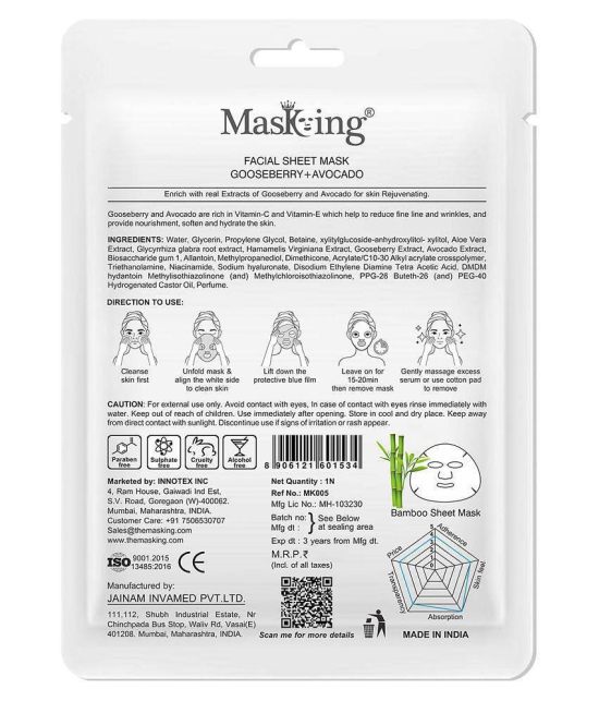 Masking - Radiant Glow Sheet Mask for All Skin Type (Pack of 1)