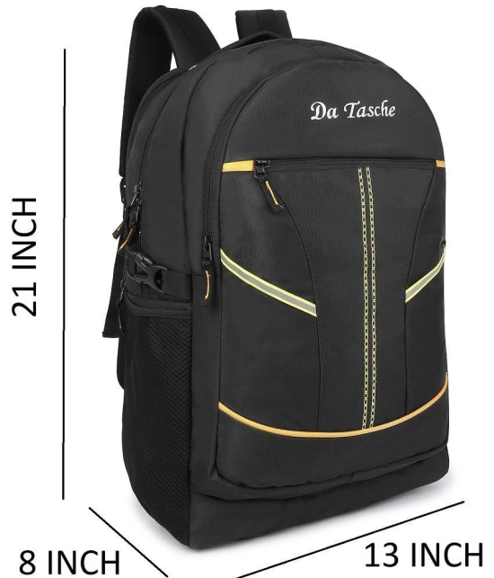 Da Tasche 45 Ltrs Black Polyester College Bag - Black