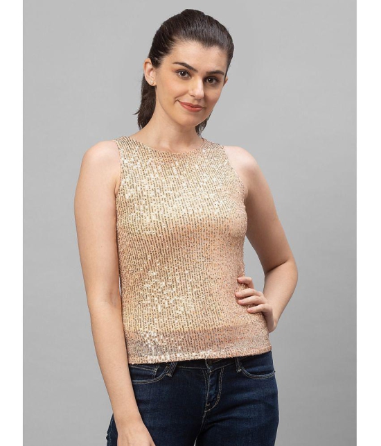 Globus - Gold Polyester Women''s Regular Top ( Pack of 1 ) - None