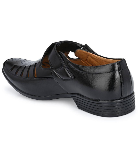 Shoevik - Black Men's Sandals - None