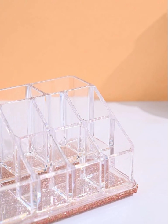 6-Compartment Clear Acrylic Makeup Organizer