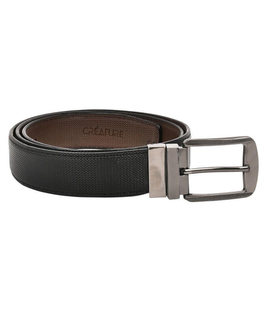 Creature - Black PU Men's Casual Belt ( Pack of 1 ) - Free Size