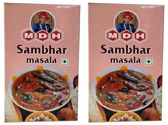 MDH Spices | Sambhar Masala | 100 gm Each | Pack of 2 | 200 Gm Pack