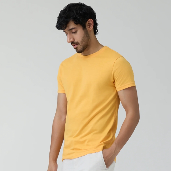 Code Cotton Rich T-shirts Sunshine Yellow L