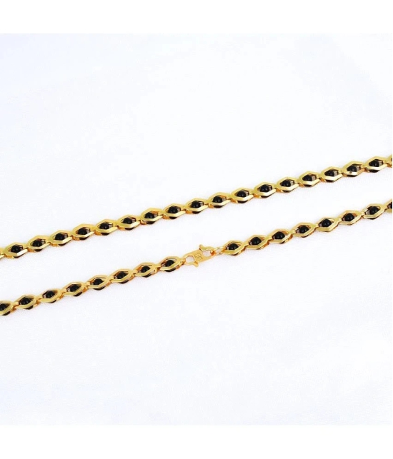 FASHION FRILL - Gold Plated Chain ( Pack of 1 ) - Gold