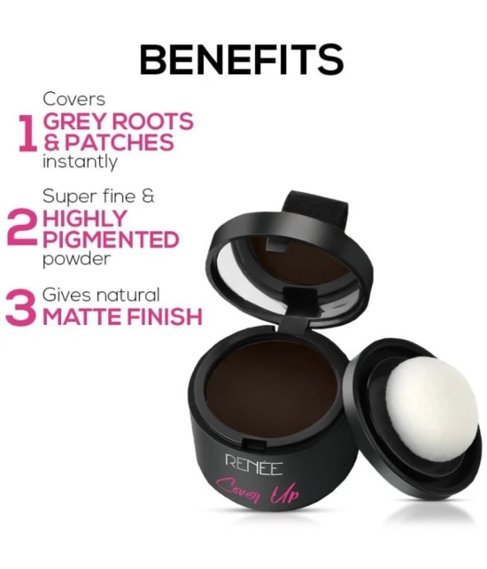 Renee RENEE Cover-Up Hair Powder- Black Brow Powder Black Black 4 g