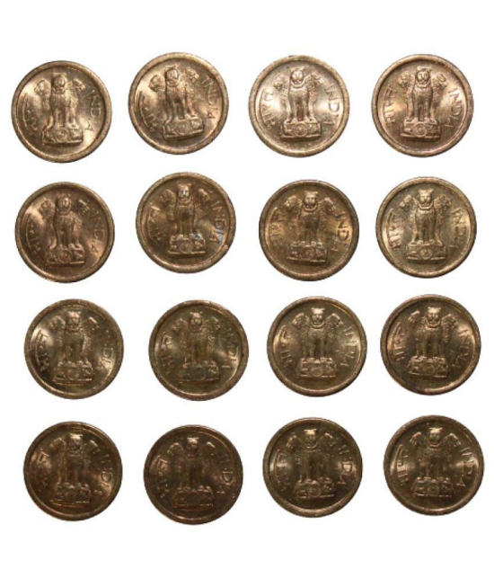 (SET OF 16) 1 NAYA PAISA (1962) INDIA PACK OF 16 EXTREMELY RARE COINS