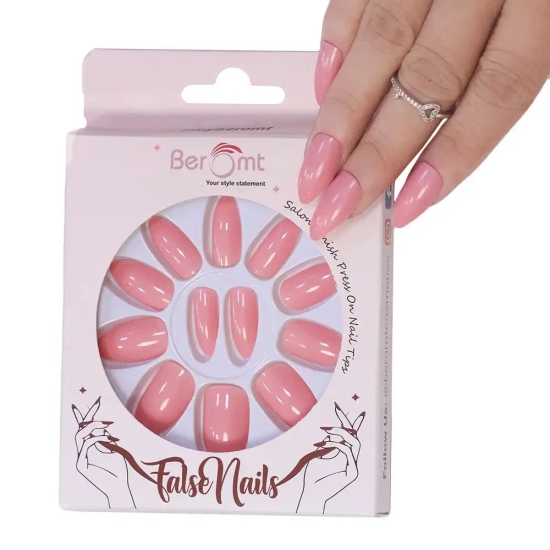 GLOSSY CLAWS NAILS (NAIL KIT INCLUDED)-Old Rose