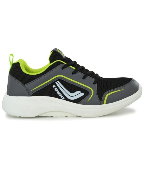 YUUKI - DELTA RUN III Black Mens Sports Running Shoes - None