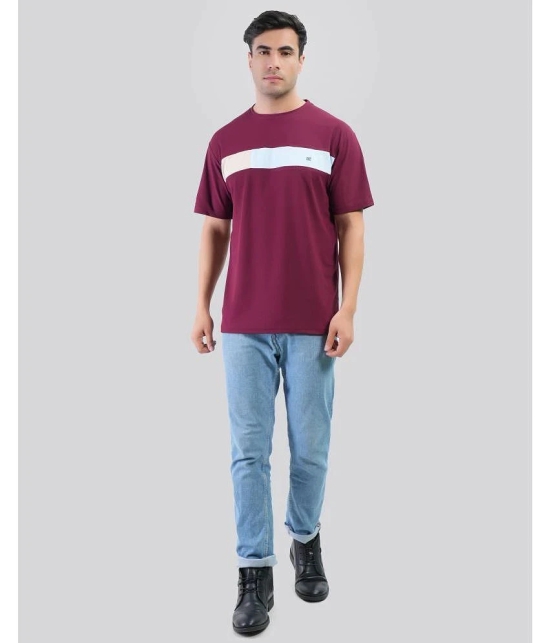 Forbro Maroon Cotton Regular Fit Mens Sports T-Shirt ( Pack of 1 ) - None