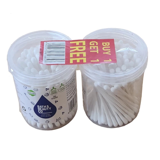 Bath and Beauty Ear Buds 100pc Buy 1 Get 1