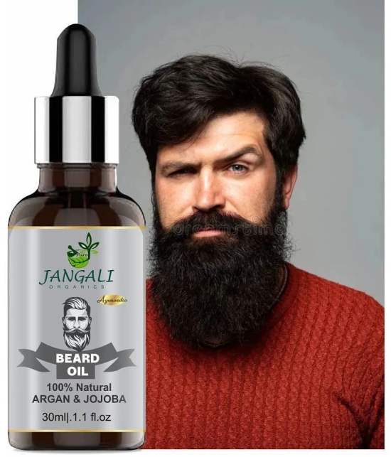 PURE JANGALI organics Beard Growth Oil- For Stimulating fast Beard Growth Hair Oil 30ml