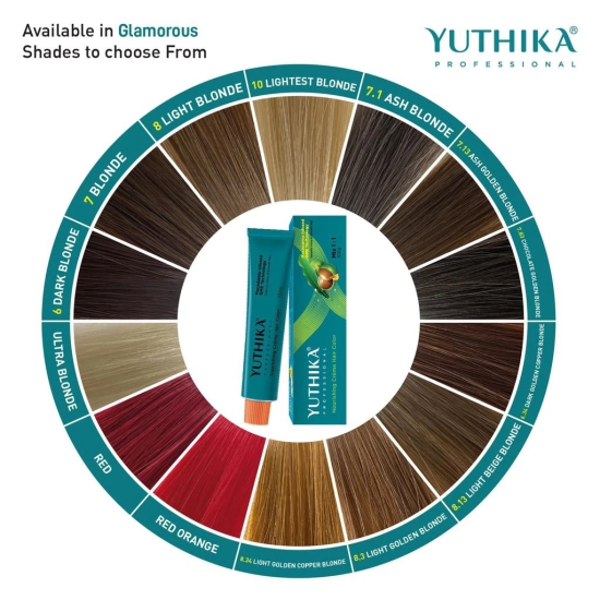 Yuthika Professional Creme Hair Color 2.0 Darkest Brown 100gm, Permanent Hair Colour, Professional Salon Hair Colour