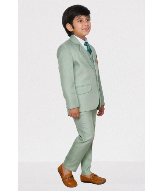 DKGF Fashion - Green Polyester Boys Suit ( Pack of 1 ) - None