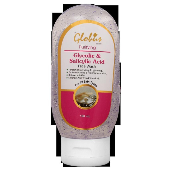 globus remedies Pimple-clear with Glycolic Acid Face Wash 100 ml