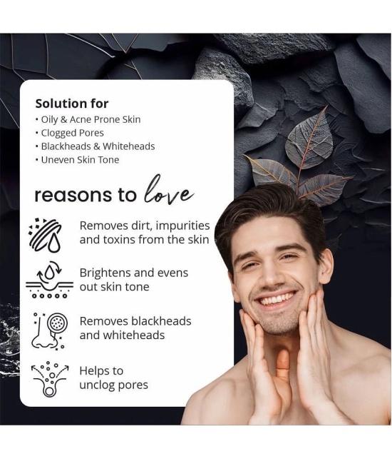 Globus Naturals Men Activated Charcoal Facial Kit, 40gm