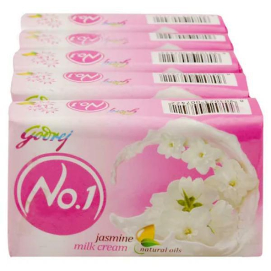 Godrej No.1 Soap (Jasmine) (4 Plus 1) 500 Gms